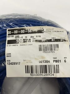 Lapp Single Core Wire 4520145 1x10 mm & sup2;, 100 M Coil, Dark Blue