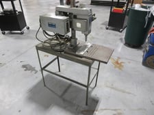 SpeedyCut #ST-0, Tapping Machine, 5" throat, 5/16" capacity, 1-1/8" stroke, 12" x20" table, Foot Pedal, table
