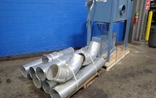 Belfab #JNBM-0P, Dust Collector, w/(6) Ducts, 9.5" Front Hole, 7.5 HP, 3520 RPM, 208-230/460 V