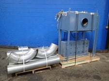 Belfab #JNBM-0P, Dust Collector, w/(6) Ducts, 9.5" Front Hole, 7.5 HP, 3520 RPM, 208-230/460 V