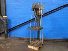 Clausing #2276, Drill Press, 18" x 16" Table, 1.5 HP, 220 V
