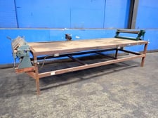 22 gauge x 3' Tennsmith/Roper Whitney Company #SR36/U422, Manual Slip Roll/Bending Brake Unit, w/5" Vise