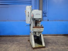 8 Ton, Denison #S087MC26955D267D276A72A46LS205, Hydraulic Press, 12" Stroke, 7" Throat, 3.25" Bore, 1500 RPM