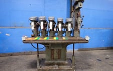 Gang Drill Press, 16" capacity, 16" x 64" Table, 1/2 HP, 220/440 V