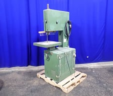 7" Powermatic #81, Vertical Band Saw, 1/8" Blade, 24" x 24" Table, 8.5" Height capacity, 2 HP, 125-600 V