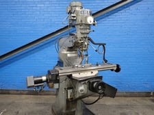 Sharp, Vertical Mill, 9" x 42" Table, 3 HP, 1720 RPM, 220/440 V