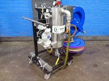 Smart Machine Tool Skim, Sump Caddy Portable Filtration System, 2.75" Hose Reel Attached