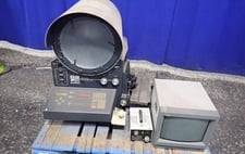 14" Optical Gaging Products Inc #OQ-14A, Optical Comparator, w/Illuminator & Video Monitor, 720 Watts, 115 V