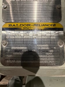 150 HP HP RPM Est. (SPCL), 1760/4000 RPM, 460 V, TENV, 15 min. Duty, Inverter Duty, 60/135 Hz, 1.0 service