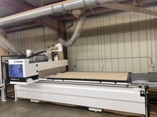 Homag #Centateq-N-300, Flat Table Machine w/ATC & Boring, 4' x 8' Table, 99.2" X, 49.2" Y, 9.6" Z, 16 HP, 24k