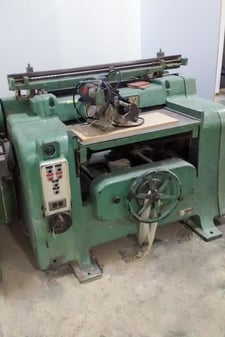 36" x 8" Baxter Whitney #S-290, Single-Sided Planer, Helical Cutterhead, 40 HP, 3510 RPM, 30-90 FPM, w/