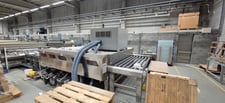 Bavelloni #HW2200, Horizontal Glass Washer & Dryer, 2200 mm (87" ) Max Width, 150 x 300 mm Min., 3-40 mm