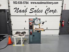 14" x 6" Wilton #8014, Vertical Bandsaw w/ Blade Welder, 19-1/2" x 21-1/4" table, 108" L x 1/2" width blade