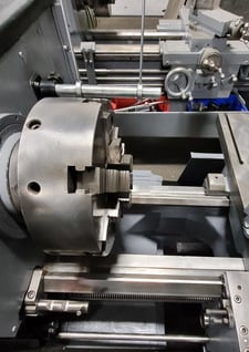 16-1/2" x 80" Bridgeport Romi #16-8, Engine Lathe, 9-5/8" swing over cross slide, 1800 RPM, 2-1/4" bore