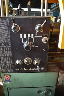 15.2" x 56" South Bend #CL150E Nordic-15, Engine Lathe, 7.5 HP, 2000 RPM, 2-1/32" bore, inch/metric