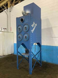 2000 cfm Torit Downflo #2DF4, dust collector, 4 cartridge filters, 904 sq.ft., pulse clean system, 5 HP
