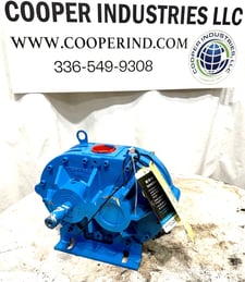 17 psig, MD Pneumatics Tuthill #5003-A6L2CV1-A, bare shaft blower, 2-3/4" inlet/outlet, 1-1/8" shaft