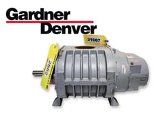 Gardner Denver, Gardener Denver #GAELDPA, blower, 4" inlet/outlet diameter, 2850 RPM, unused surplus