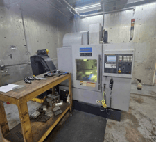 Sharp #SV-2414SX, Vertical Machining Center, 3-Axis, 24" X, 14" Y, 18" Z, 13.8" x 28" Table, 10 HP, 10000