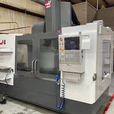 Haas #VF-4, Vertical Machining Center, 3-Axis, 50" X, 20" Y, 25" Z, 18" x 52" Table, 30 HP, 8100 RPM, CAT 40