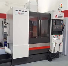 Mitsubishi #MCV-1000A, Vertical Machining Center, 3-Axis, 40.2" X, 20.1" Y, 21.3" Z, 19.7" x 39.4" Table, 20