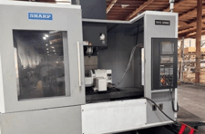Sharp #SVX-300, Vertical Machining Center, 5-Axis, 30" X, 23.6" Y, 19.7" Z, 15 HP, 12000 RPM, CAT 40 Taper
