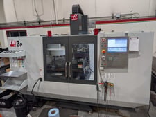 Haas #TM-3P, Vertical Machining Center, 40" X, 20" Y, 16" Z, 14.5" x 57.75" Table, 7.5 HP, 10000 RPM, 20