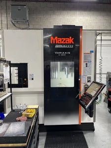 Mazak #VariAxis-C-600, Vertical Machining Center, 5-Axis, 25.3" X, 21.7" Y, 20.9" Z, 28.7" x 17.7" Table, 15