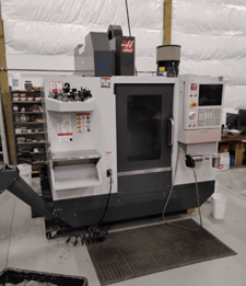 Haas #DM-2, Vertical Machining Center, 4-Axis, 28" X, 16" Y, 15.5" Z, 15" x 34" Table, 15 HP, 5000 RPM, CAT40