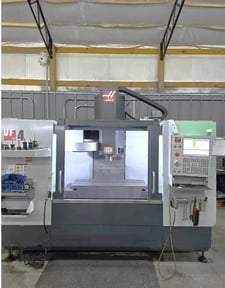 Haas #VF-4, Vertical Machining Center, 3-Axis, 50" X, 20" Y, 25" Z, 18" x 52" Table, 30 HP, 8100 RPM, CT 40