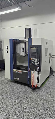 YCM #JC6, Vertical Machining Center, 3-Axis, 23.6 X, 16.1" Y, 17.7" Z, 16.5" x 27.6" Table, 25 HP, 12000 RPM