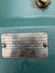Dodge, 180CM28A50 Size, 50.00 ratio, MTG POS L1, 1750 RPM input, 35 PRM output, 1.00 service factor, Input HP