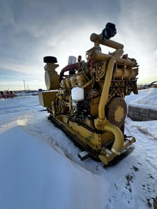 800 KW Caterpillar #3508, diesel generator set, 600 Volts, 3-phase, Kato 6P6-2150 generator end, 2004