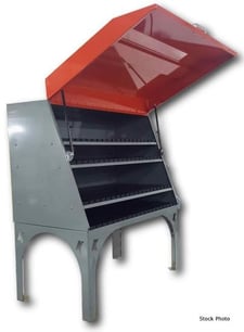 4 shelf Kevko punch & die rack, 21" long