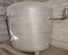 OKS, 528 Gallon Vertical Air Receiver Tank, 160 psig, 2000 Liters, 2020