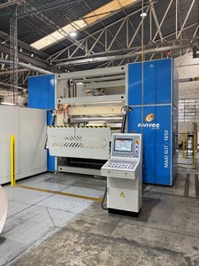 Conveq 1850 Slitter rewinder, roll-to-roll converting machine