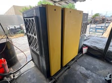 241 cfm, 125 psi, Kaeser #BSD-50T, Rotary Screw Air Compressor, w/ Integrated Dryer, 50 HP, 2005