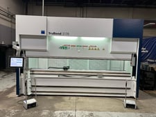173 Ton, Trumpf #TruBend-3170, CNC Hydraulic Press Brake, 13.4'OA, 173.3" between housing, 1,377 hours, 2018