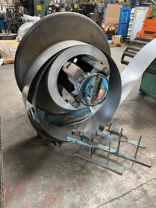 4000 lb. Littell #40-18, Coil Centering Reel, 45" OD, 14"-18" ID