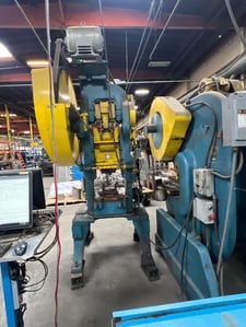60 Ton, Bliss #304, Straight Side Press, 4" stroke, 18" x18" bed, 12" SH