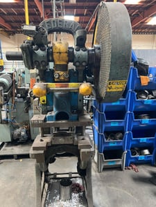 32 Ton, Federal #3, OBI Punch Press, 2.5" stroke, 8.75" Shut Height, 7-1/4" throat