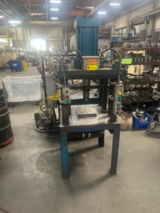 100 Ton, Model 100-T, Hydraulic 4-Post Press, 30 HP