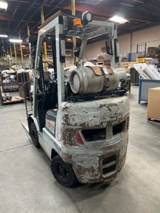 2700 lb. Nissan (UniCarriers) #MAP1F1A18LV, LP Forklift, 187" lift
