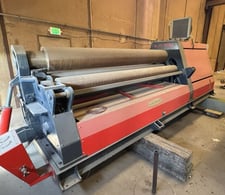 96" x 5/8" Akyapak #AHS 25/13, 4-Roll Hydraulic Plate Roll, NC Control, Cone Bending, 15 HP, 2018