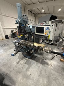 Shizuoka #AN-S, vertical knee mill, 13" x51" table, 32" X, 18" Y, 4 HP, 85 RPM