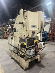 49 Ton, Stamtec #CAF-45H, high speed gap press, 1.5" stroke, 100-400 SPM, air clutch & brake, 7.5 HP variable