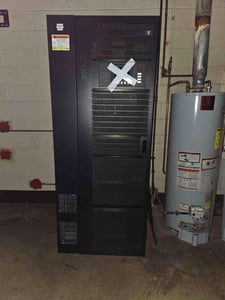 10.0 KVA Liebert eXM #47SA010AOCFOL17, uninterruptible power supplies, 208/120 Volts, w/ (24) Batteries, 2016