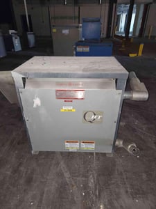 75 KVA, 480 Primary, 208/120 Secondary General Electric #9T23A3874, Dry Type Transformer, 3 Phase, 60 Hz
