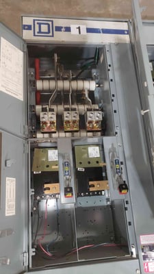 Square D, #4, Motor Control Center, MCC, 3 Section, 300/600 Amp., 600 VAC