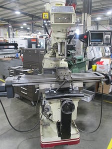 Acer #3VKH, 2-Axis CNC Knee Mill, w/ Collet Set, Vise, Albrecht Chuck, 4200 RPM, 3 HP, digital read out, 10"